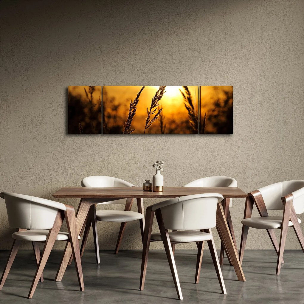 Obraz zachodzącego słońca (170x50 cm)