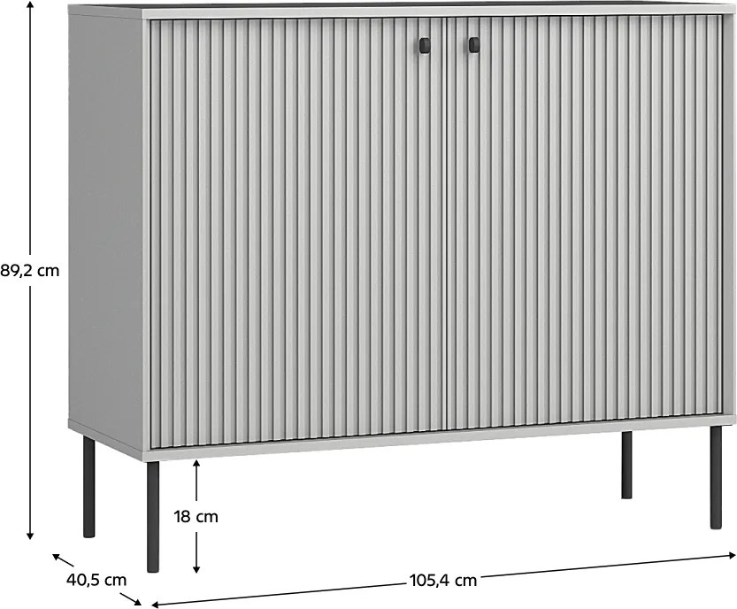 Szafka ARIS 2D, szara