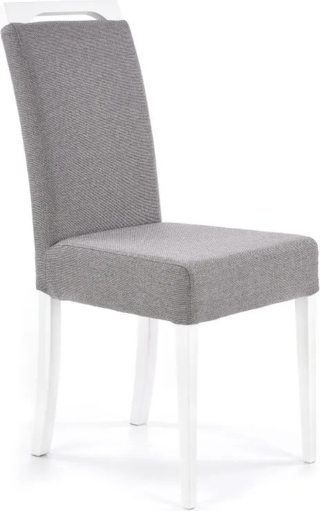 Krzesło z miękkim siedziskiem Clarion biały