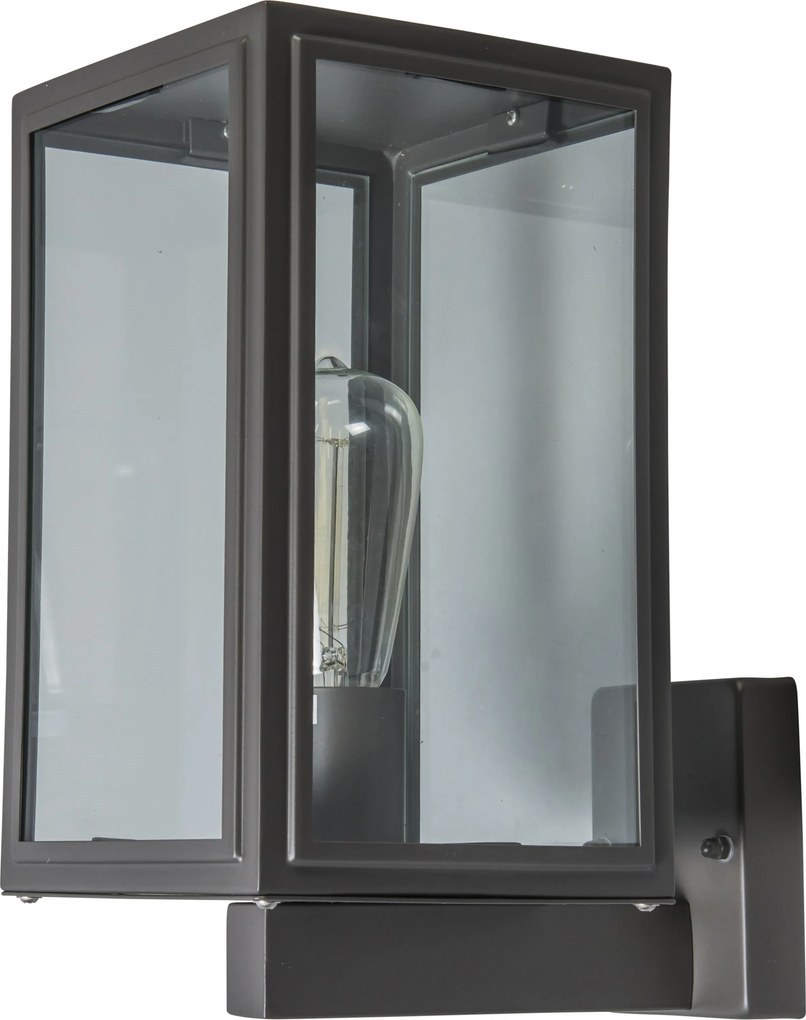 Industrialna lampa ścienna szara IP44 - Sutton Up