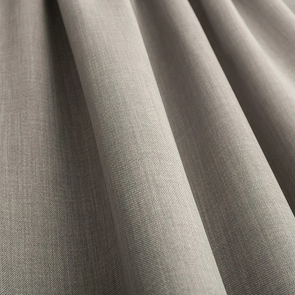 Zasłona zaciemniająca na taśmie marszczącej blackout strukturalny jasny szary 140 x 280 cm 1 szt.