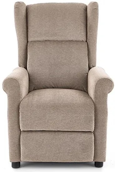 Beżowy rozkładany fotel masujący T8-E04