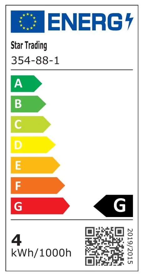 Żarówka filamentowa LED ze ściemniaczem o ciepłej barwie z gwintem E27, 4 W Spiral Filament – Star Trading