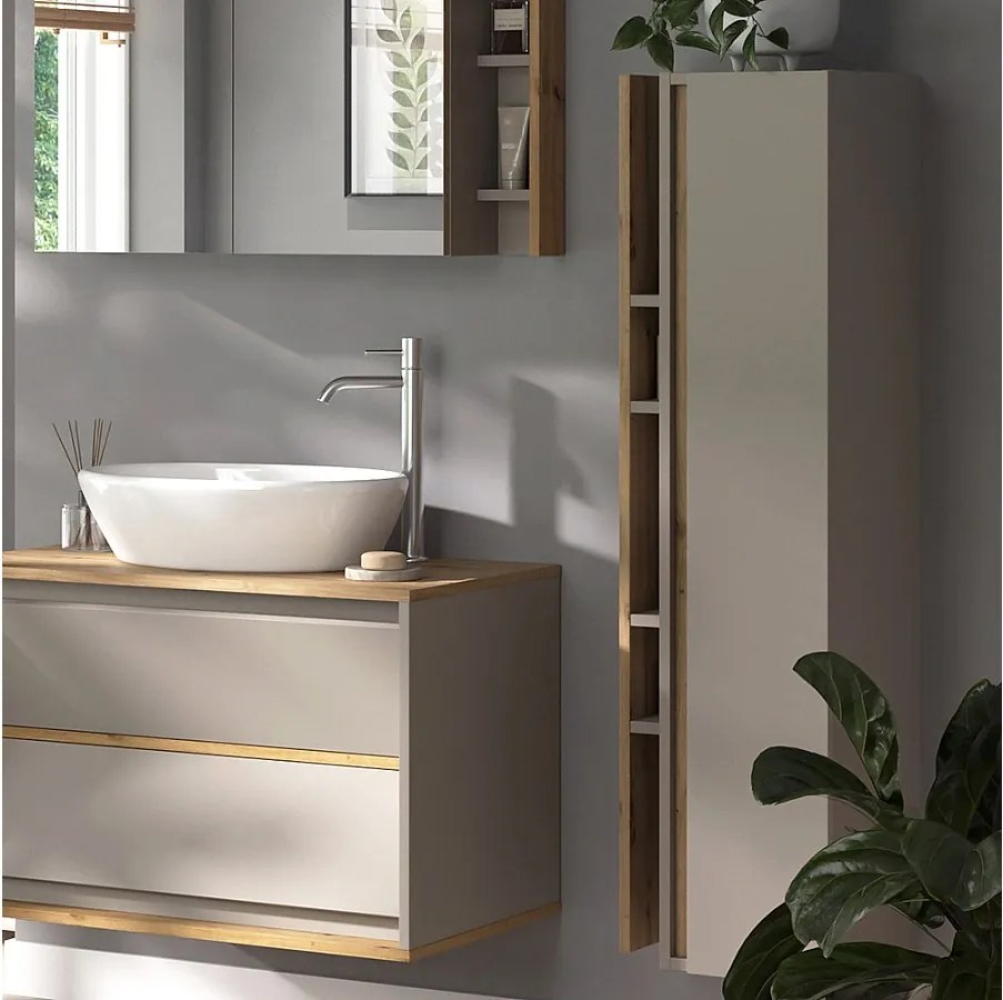 Szafka łazienkowa kaszmir 35x32x120 edelin