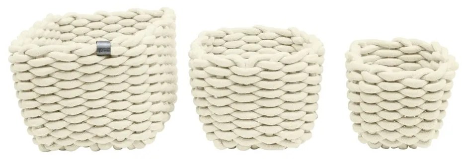 Tekstylne koszyki zestaw 3 szt. 30x25x19 cm Tom Tailor – Wenko