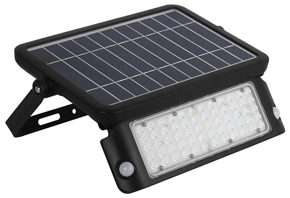 LED solarny reflektor z czujnikiem LED/10W/3,7V 4000K IP65 7200 mAh