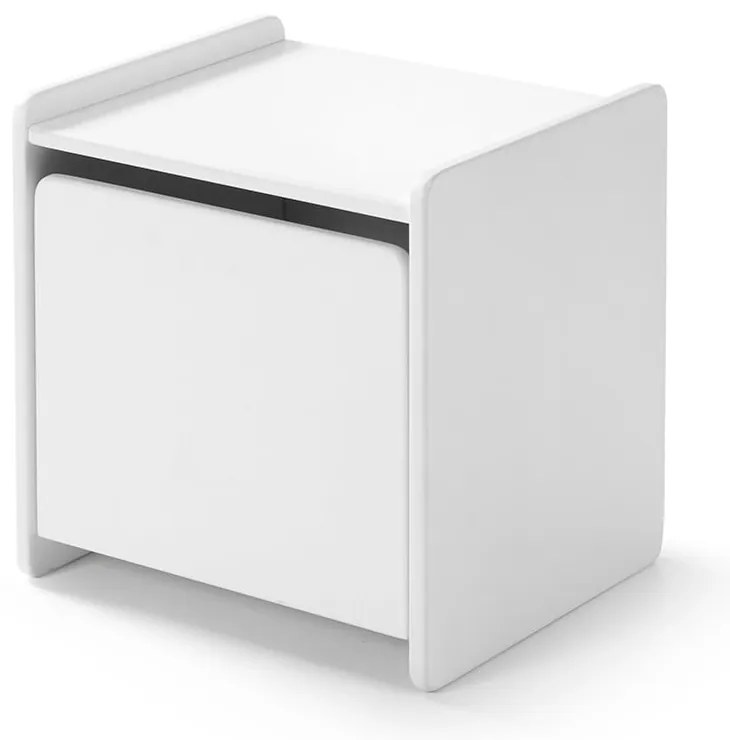 Biała dziecięca szafka nocna Vipack Kiddy