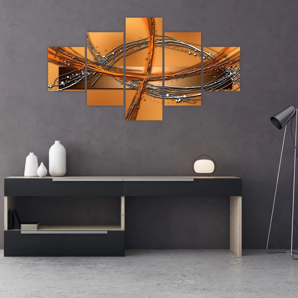 Abstrakcyjny obraz (125x70 cm)
