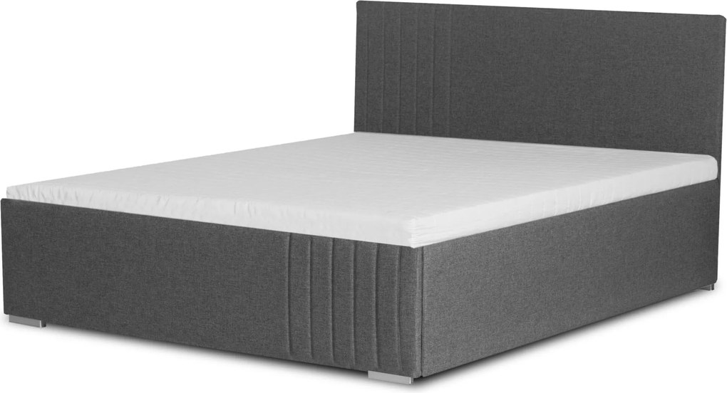 Łóżko MARS 180x200 cm Granatowy Bez materaca