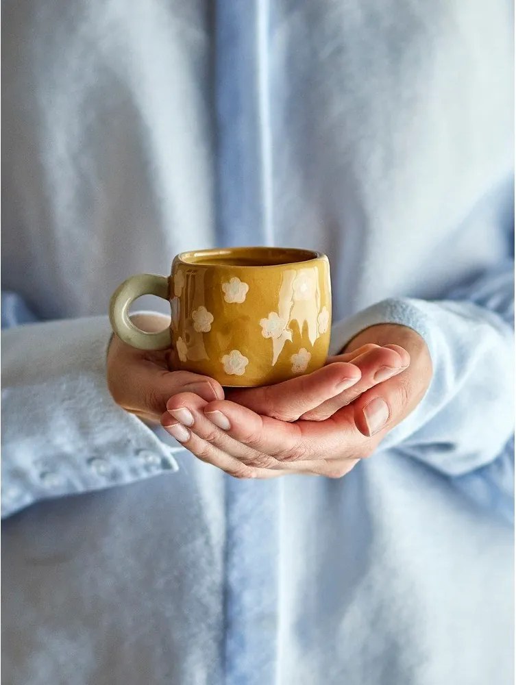 Brązowy ceramiczny kubek dla dzieci 110 ml Nini – Bloomingville