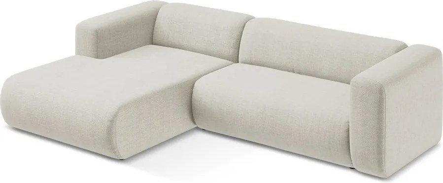 Beżowy narożnik (lewostronny/z szezlongiem) Ekahi – Makamii