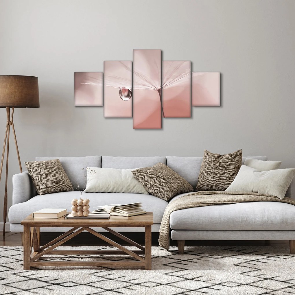 Obraz - Kropla rosy (125x70 cm)