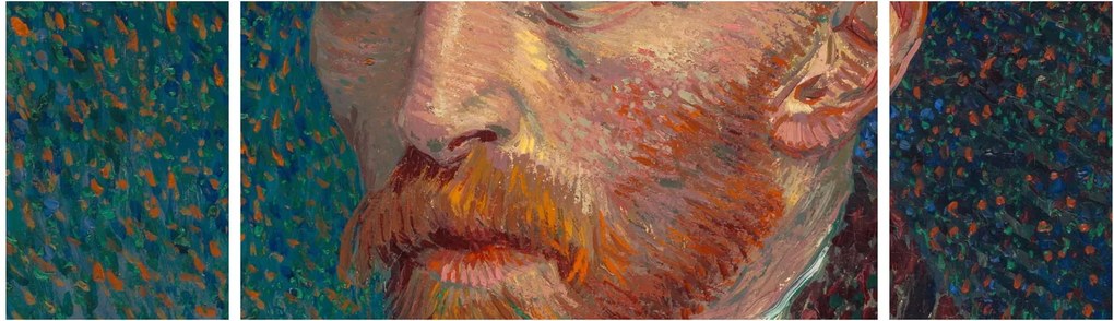 Obraz -  Vincent van Gogh, Self-Portrait, reprodukcje (170x50 cm)