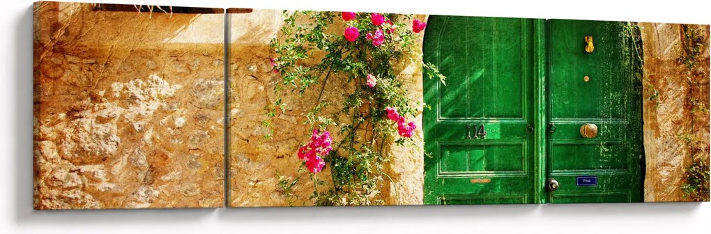 Obraz starych drzwi (170x50 cm)