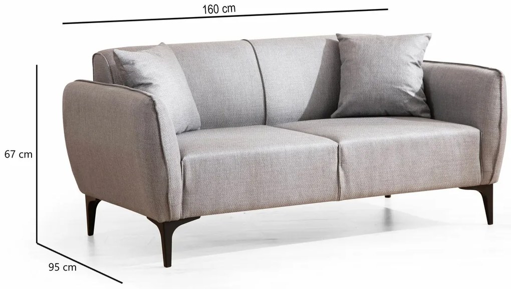Sofa Belissimo szary