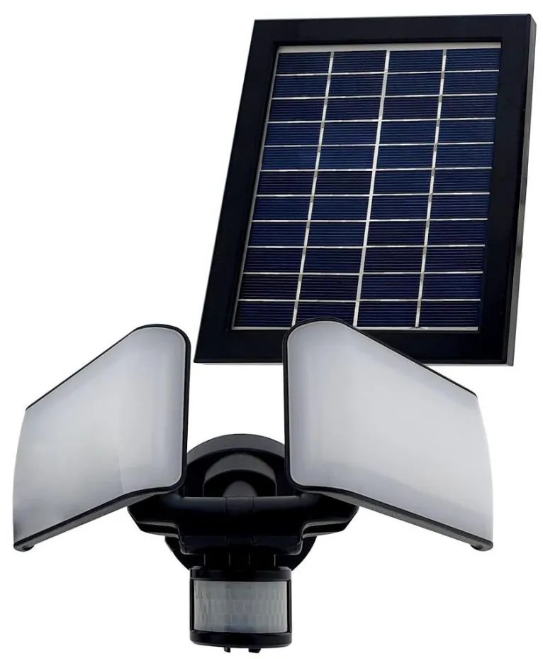 LED solarny reflektor z czujnikiem LED/20W/5,5V IP44 na zewnątrz