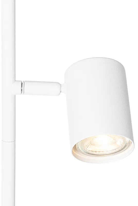 Nowoczesna lampa podłogowa biała 3-światłowa - Jeana Nowoczesny Oswietlenie wewnetrzne