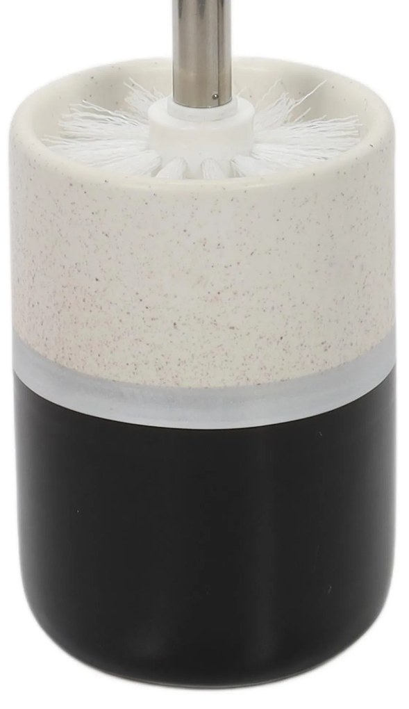 Szczotka do WC z ceramicznym pojemnikiem, 9,5 x 38 cm