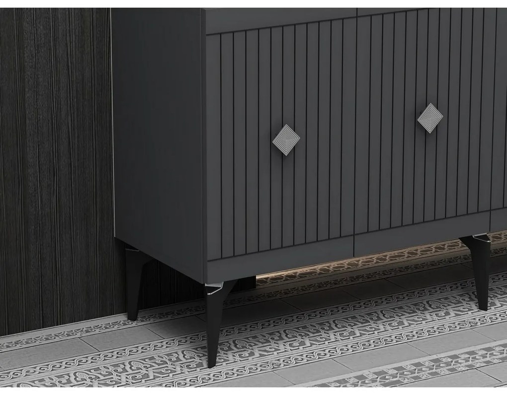 Szafka Midas Anthracite and Silver