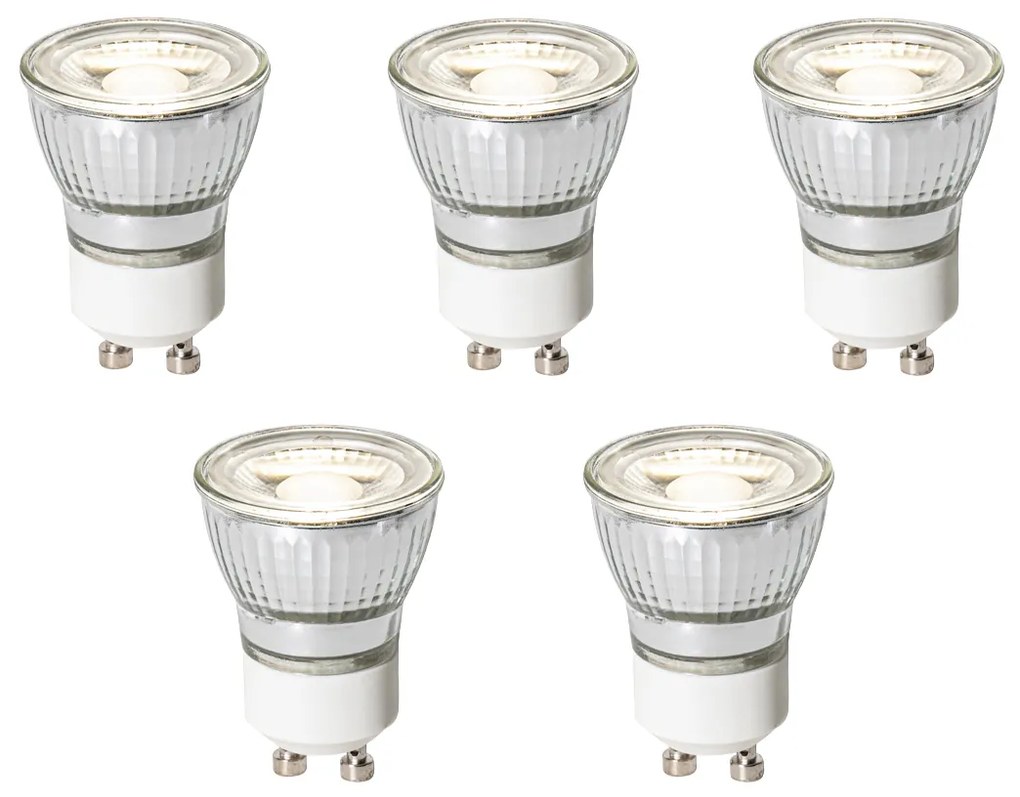 Zestaw 5 ściemnialnych żarówek LED GU10 35mm 4W 230 lm 4000K