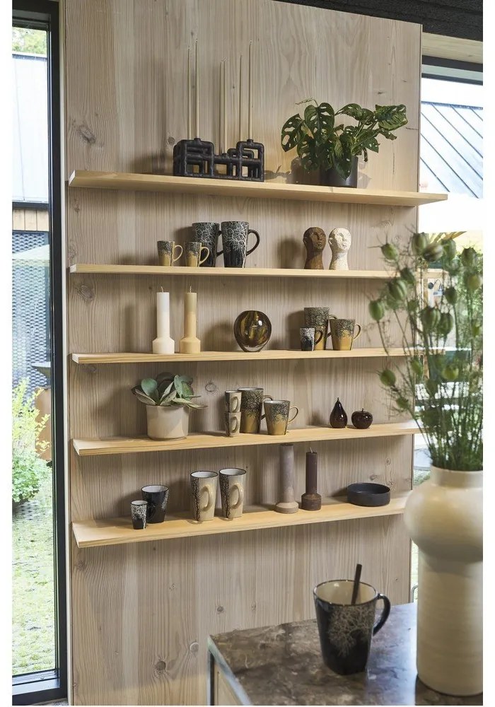 Czarne kamionkowe kubki na espresso zestaw 4 szt. 100 ml Hela – Villa Collection