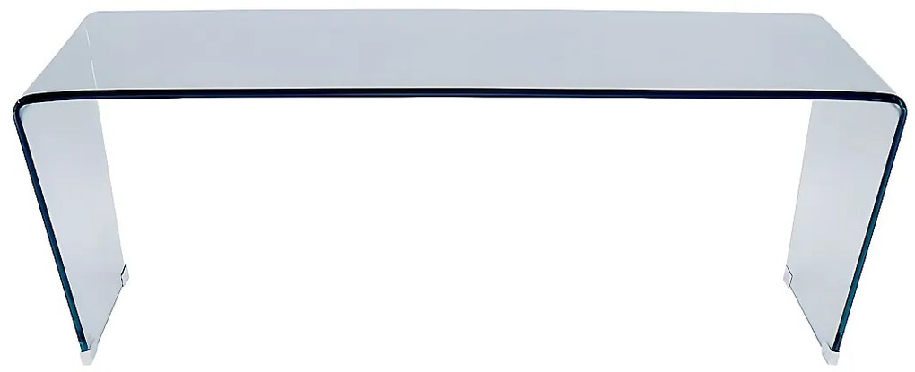 Stolik kawowy SUZANA - Gięte szkło hartowane