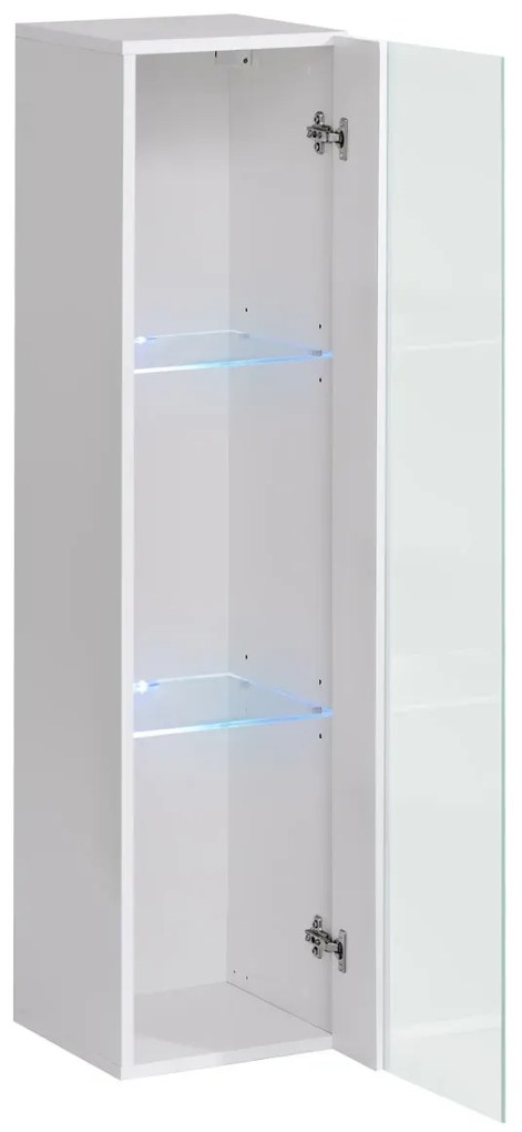 Meblościanka SWITCH LAMEL XI biała/dąb wotan ASM Meble