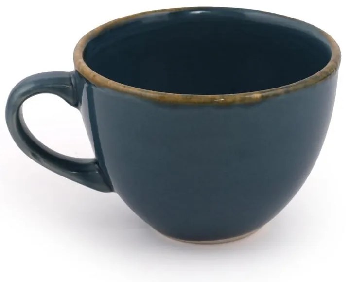 Ciemnoniebieskie ceramiczne filiżanki zestaw 2 szt. 0.21 l – Hermia