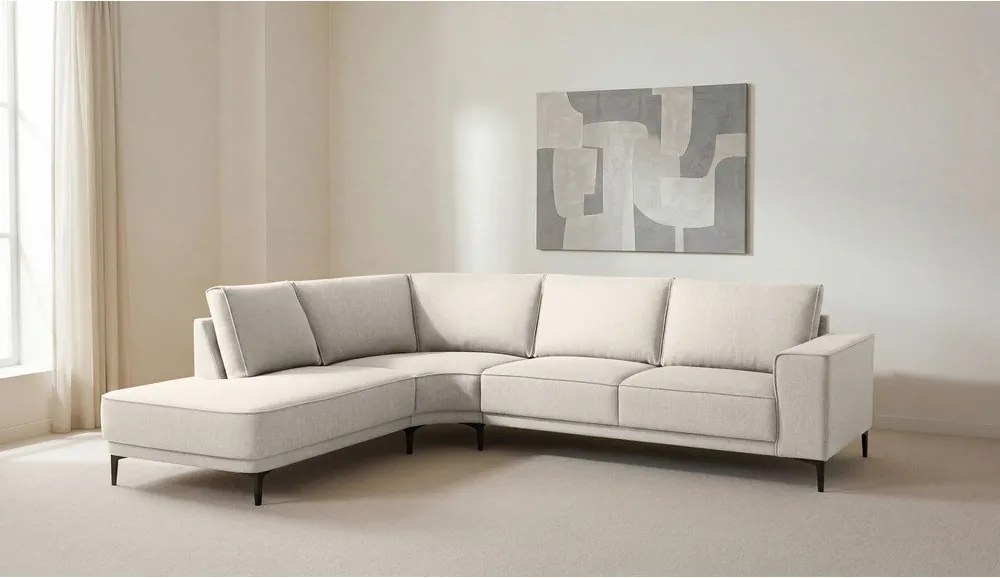 Kremowy narożnik (lewostronny) Copenhagen – Scandic