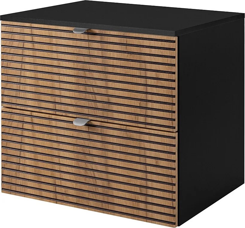 Meble łazienkowe, Czarny Mat, 60 x 57 x 46 cm