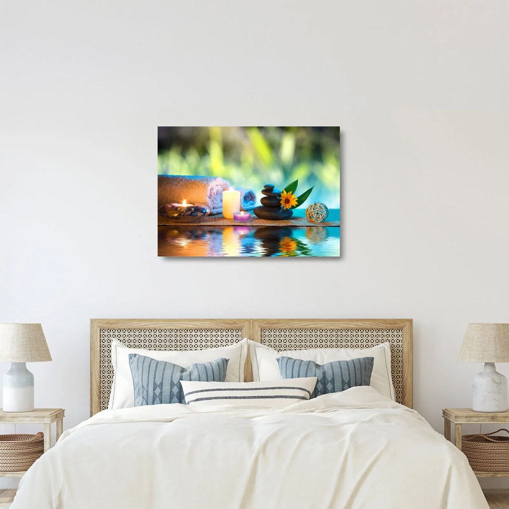 Obraz na szkle - Relaks (70x50 cm)