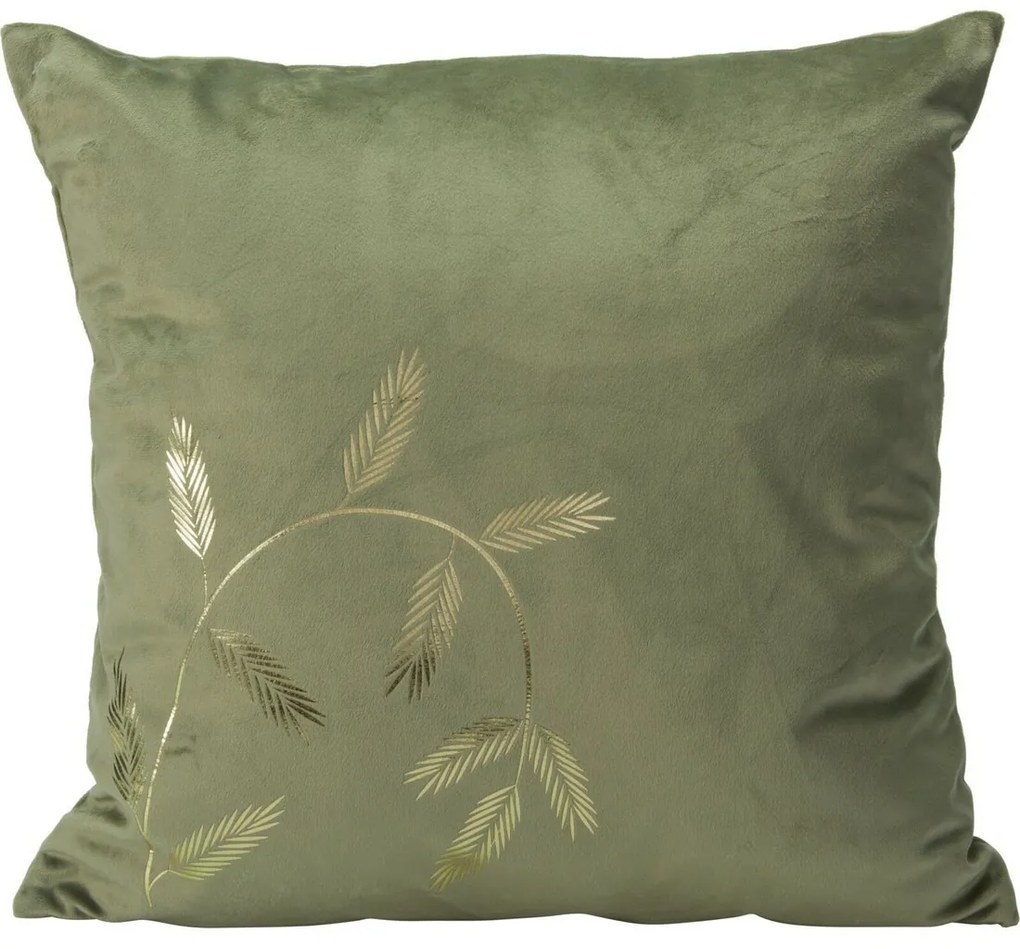 Poduszka Leaves zielony, 45 x 45 cm