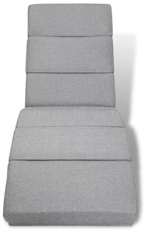 Casaria Leżanka LONDON, 186×55×89cm, szara