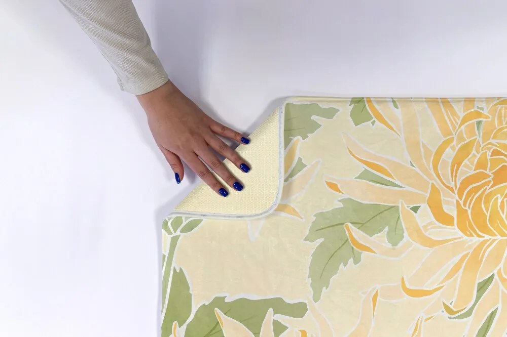 Dywanik do łazienki Dywanik do łazienki Kwiaty Chryzantemy