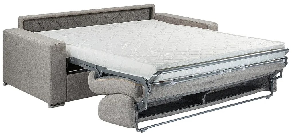 Kanapa 2-osobowa z ekspresowym mechanizmem rozkładania z tkaniny CALITO - Niebieski - Wymiary miejsca do spania: 120 cm - Materac 14 cm z pamięcią kształtu