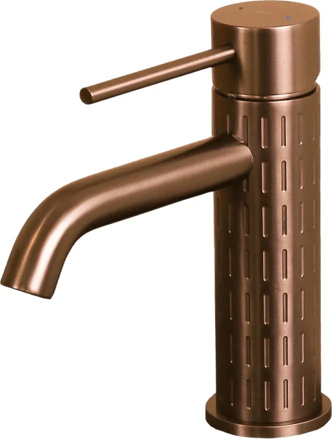 Architek bateria niska umywalkowa szczotkowanej miedzi - Essebagno