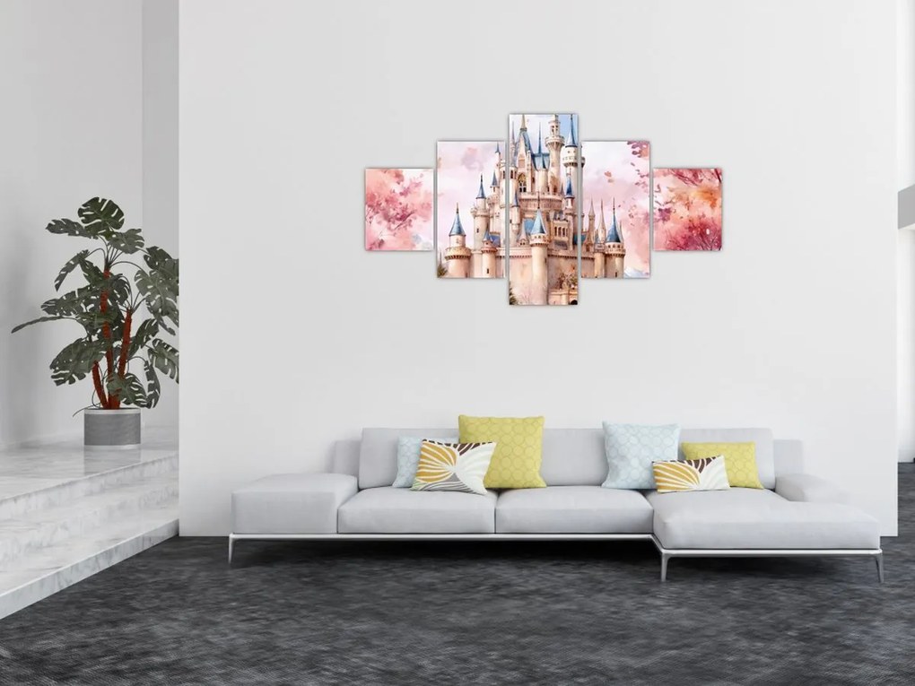 Obraz - Bajkowy zamek (125x70 cm)