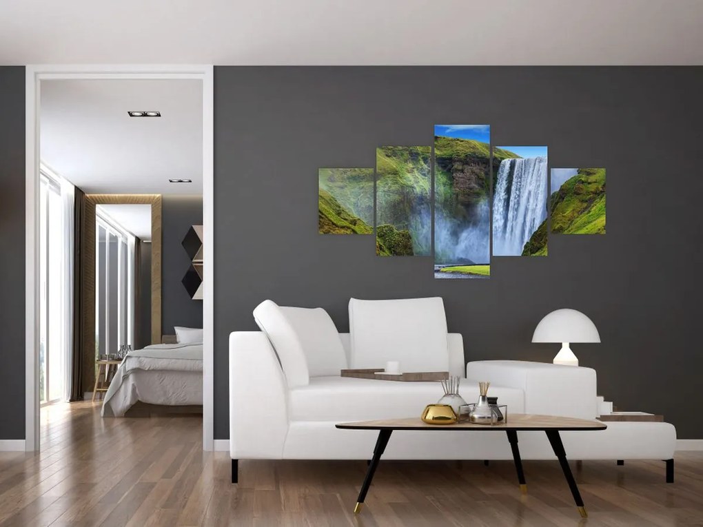 Obraz - Wodospad Seljalandsfoss (125x70 cm)