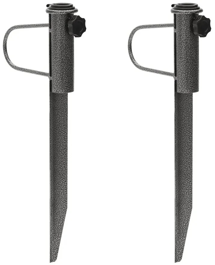 Komplet 2 wbijanych stojaków na parasole S1-K46