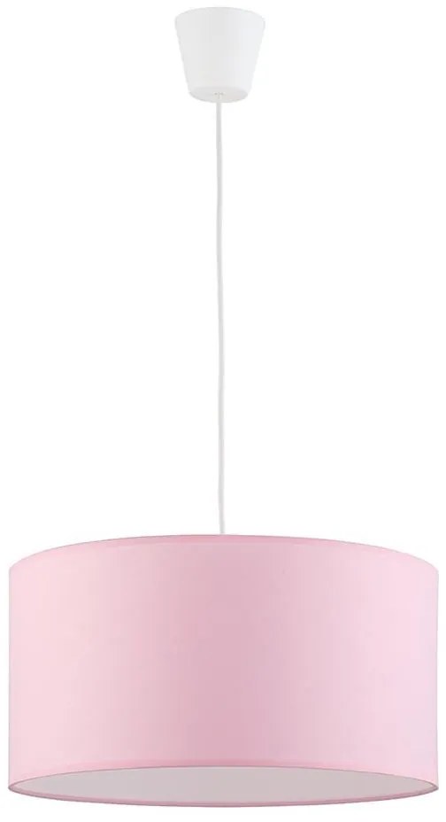 Lampa wisząca RONDO KIDS 1xE27/15W/230V różowa