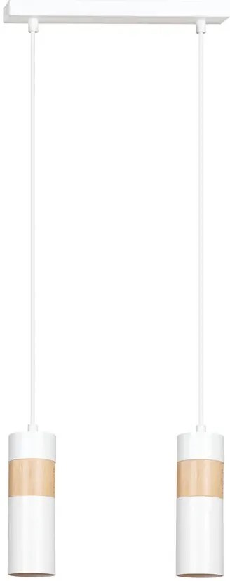 Biała nowoczesna lampa nad stół - D102 L3-Z98