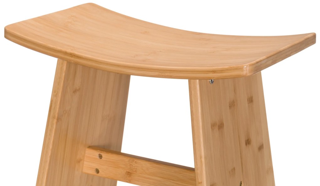 Taboret bambusowy z wygodnym siedziskiem, OSAKA
