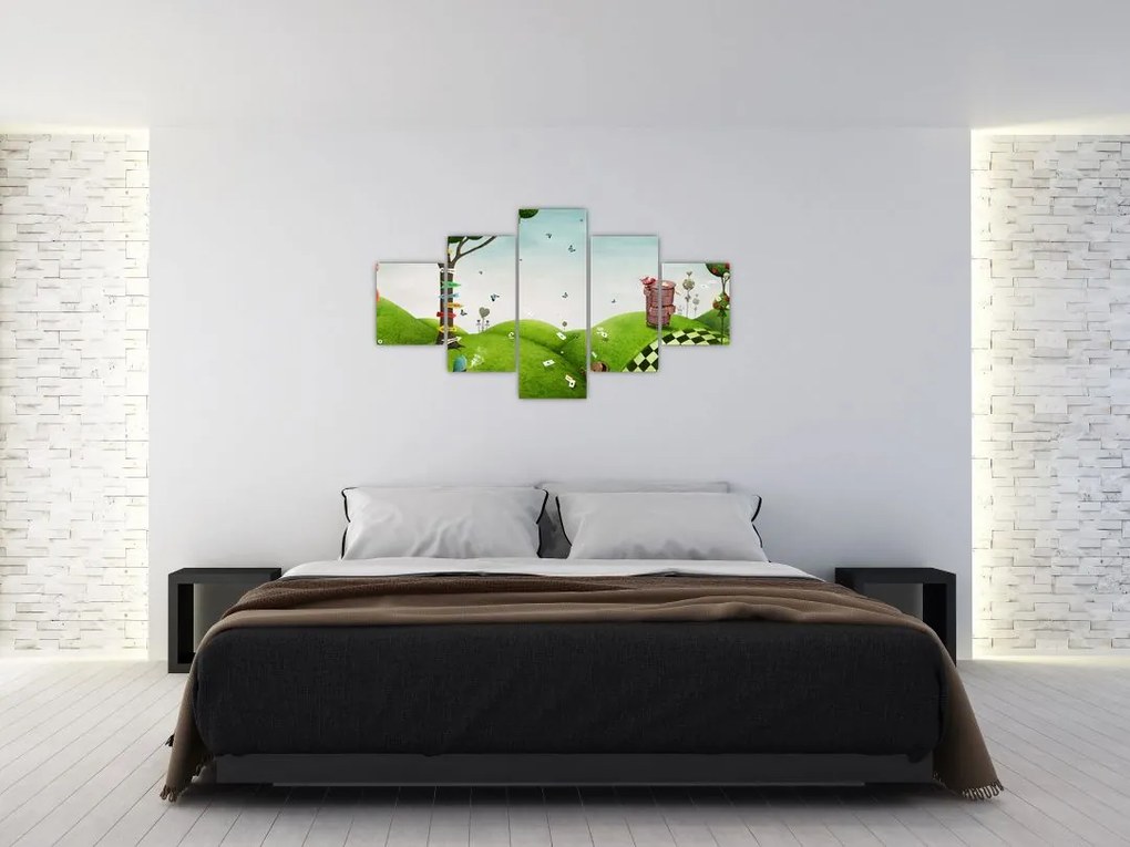 Obraz wspaniałego krajobrazu (125x70 cm)
