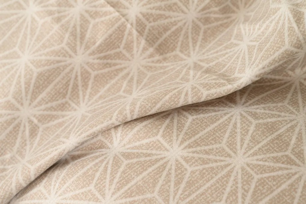 PrzytulneMieszkanie.pl PrzytulneMieszkanie.pl Dwustronna pościel DUO SENSE SANDORA kremowa + poszewka na poduszkę 40x50 cm GRATIS Rozmiar pościeli: 70 x 90 cm | 140 x 200 cm