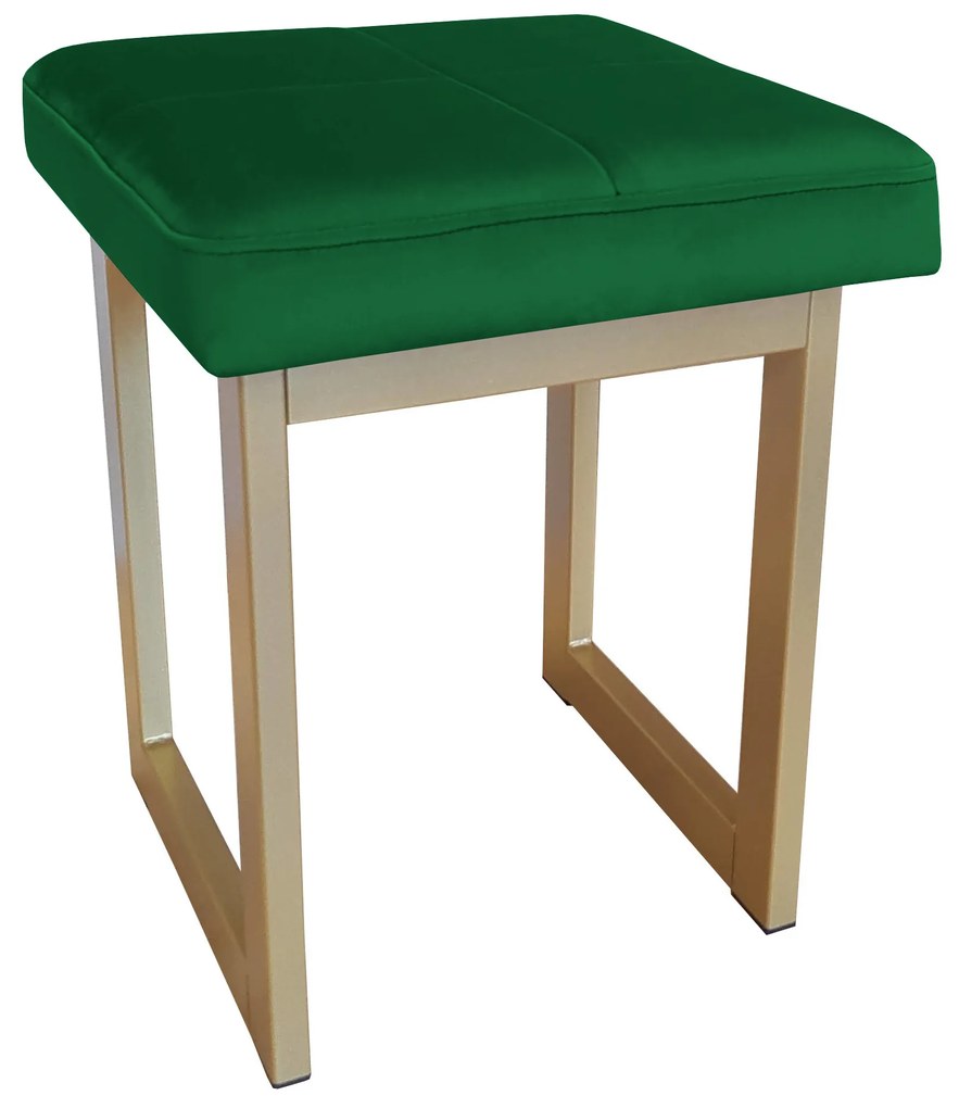 TABORET SOLID 45cm STOŁEK LOFT podstawa złota MG25