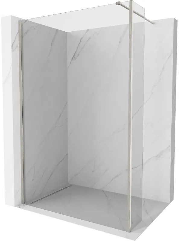 Mexen Kioto ścianka prysznicowa Walk-in 155 x 30 cm, transparent, nikiel szczotkowany - 800-155-212-97-00-030