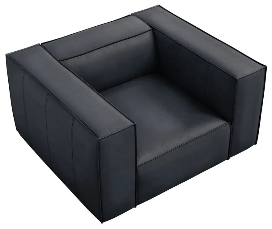 Ciemnoniebieski skórzany fotel Madame – Windsor &amp; Co Sofas