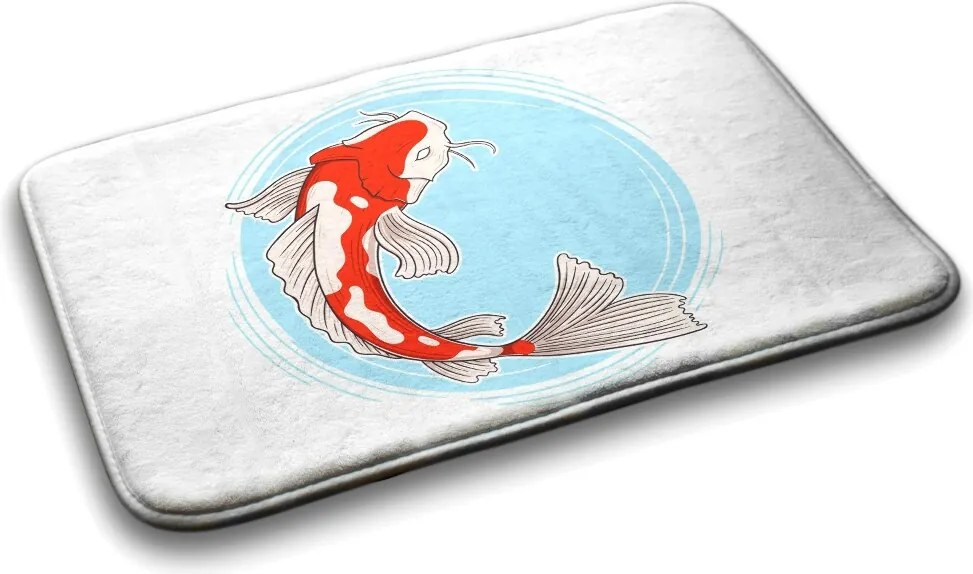 Dywanik łazienkowy antypoślizgowy Dywanik łazienkowy antypoślizgowy Karp Koi