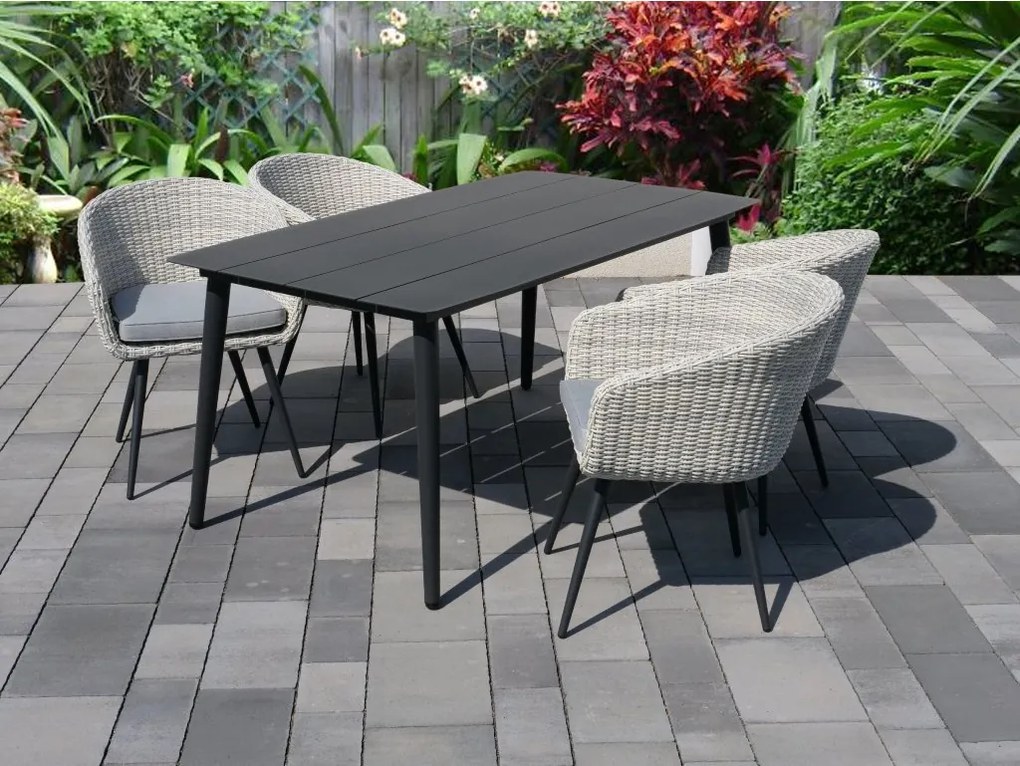 Doppler TEE - aluminiowy stół ogrodowy 160 cm - (N376) OSTATNIA SZTUKA