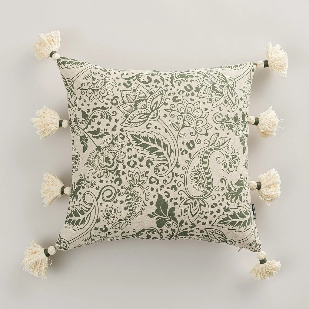Poszewka na poduszkę Tassel Nomad Floral 45x45 cm